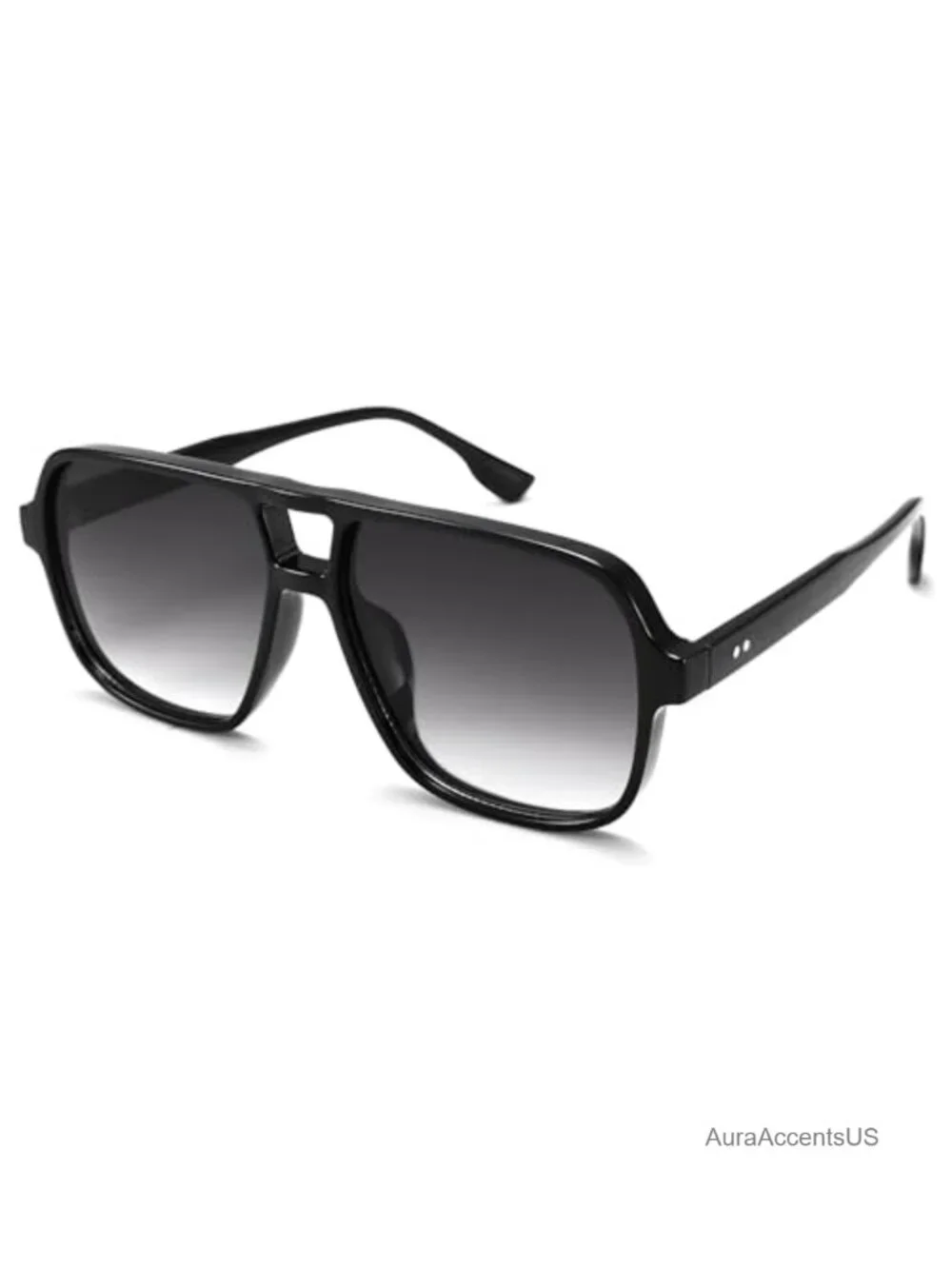 Oversized Retro Square Aviator Sunglasses UV400 Full Frame Unisex